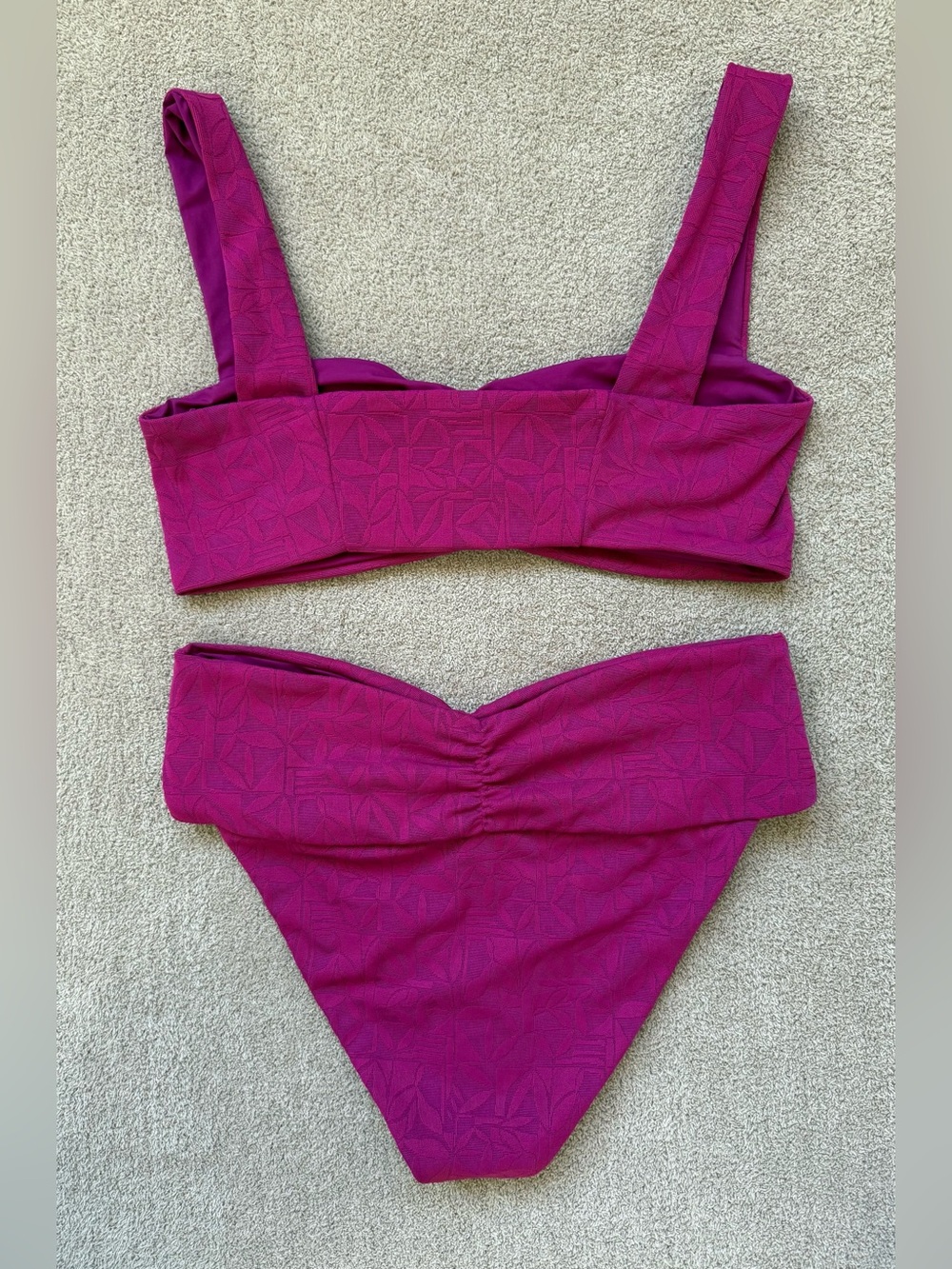 NEW - L*SPACE x REVOLVE - Swim Set - Bardot Bottom Classic / Marlee Top - BERRY - Picture 3 of 12